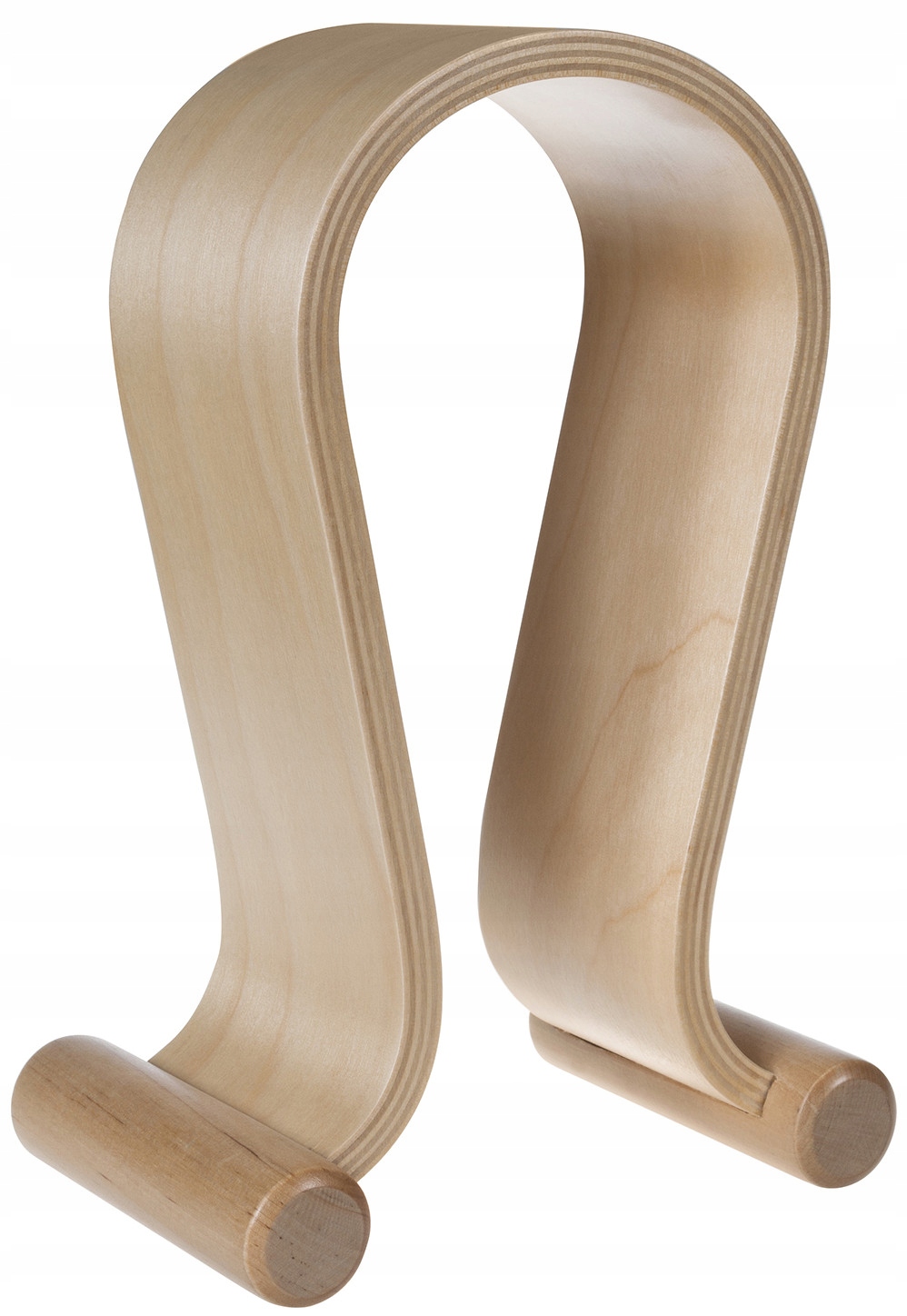 SOLIDNY DREWNIANY STOJAK NA SŁUCHAWKI PODSTAWKA