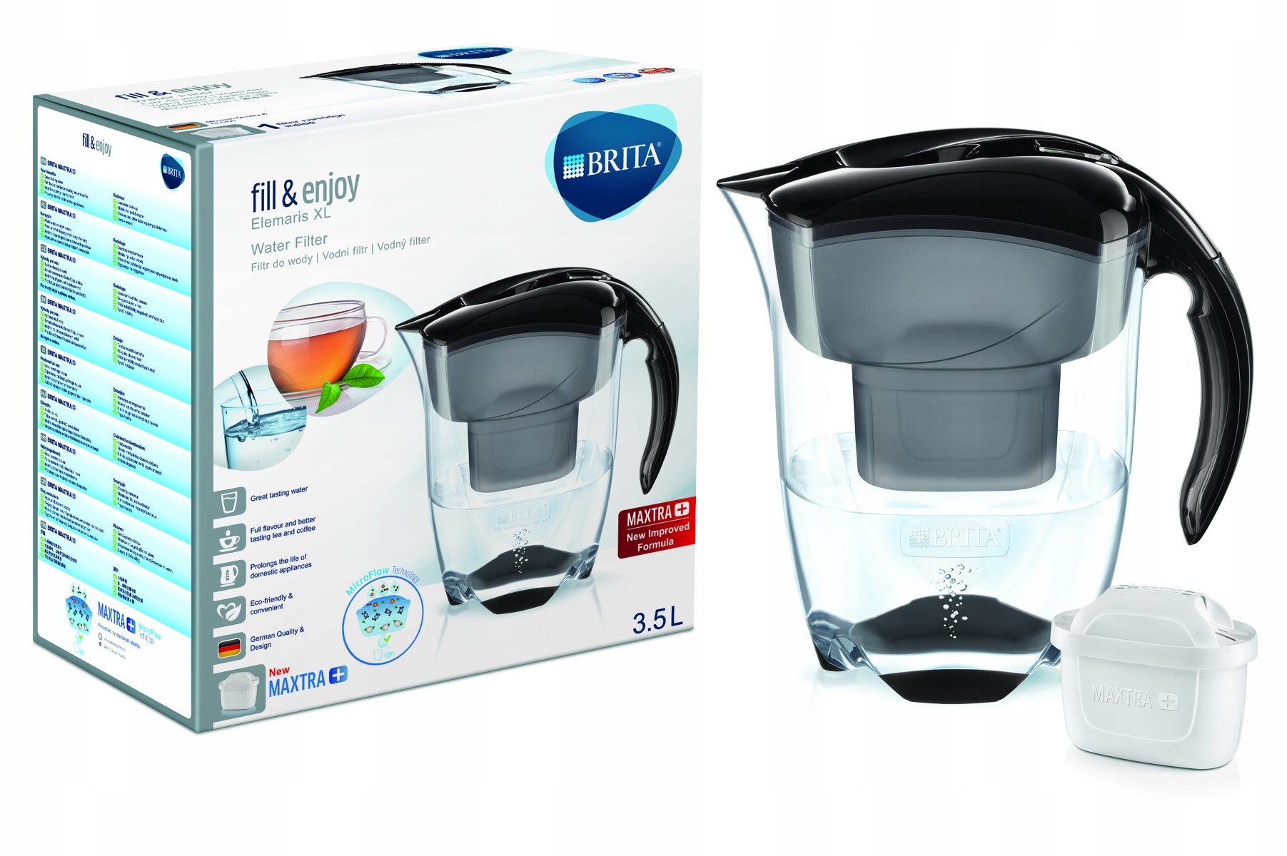 

Dzbanek Brita Elemaris XL + 1 Wklad Filtr Maxtra+
