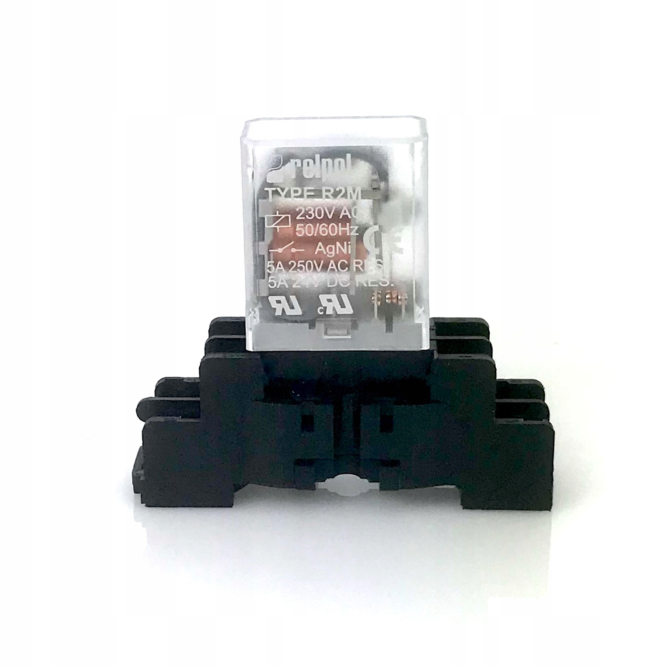 Przekaźnik przemysłowy 2P 5A 24V AC AgNi R2M-2012-23-5024 620485 Kod producenta R2M-2012-23-5024