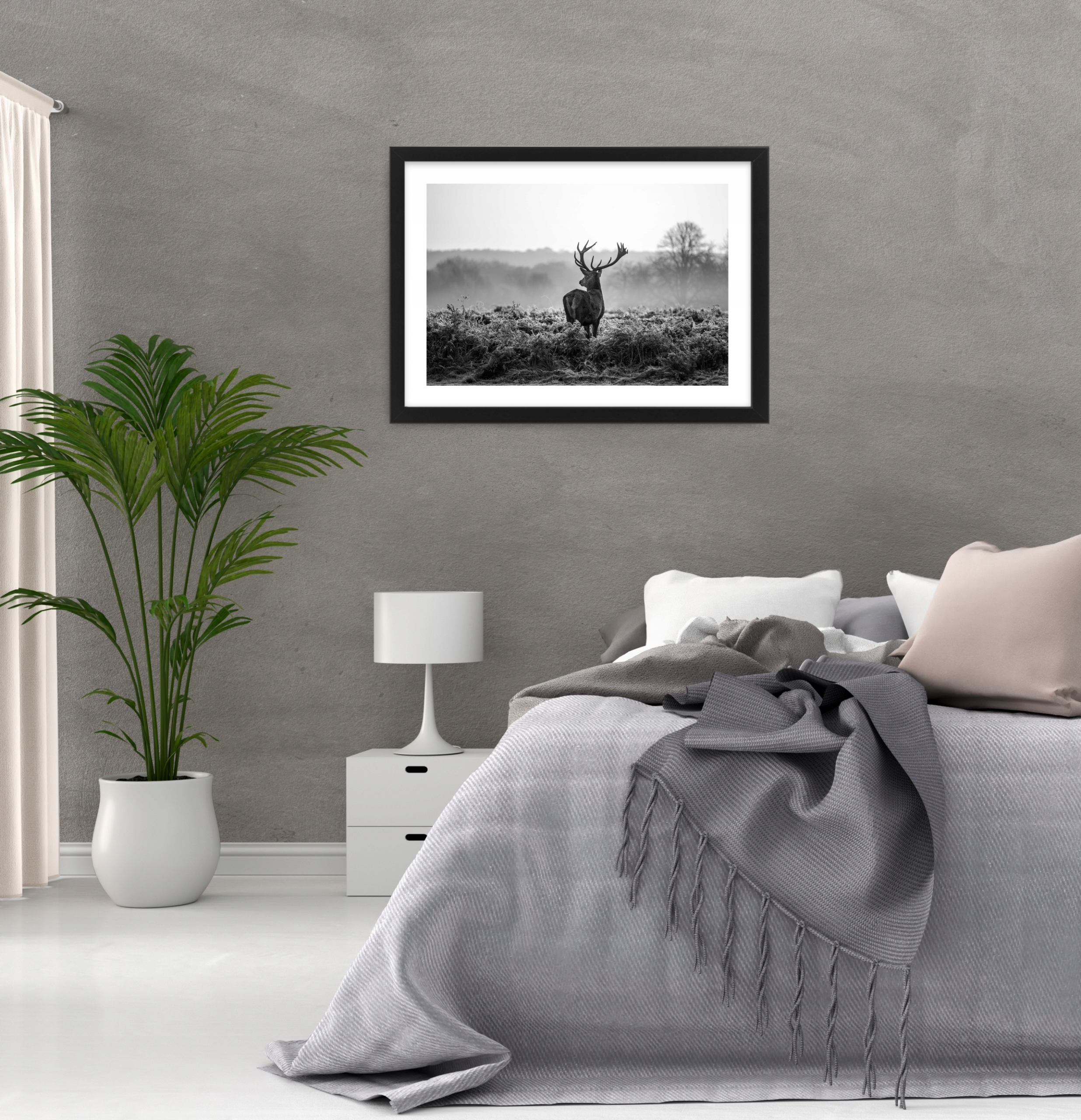 Jeleń Obraz A4 24X33 plakat obrazek rama ikea Wysokość produktu 33 cm