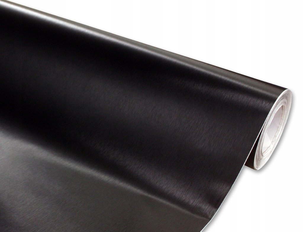 

Folia Okleina Aluminium Szczotkowane Czarna 152 cm