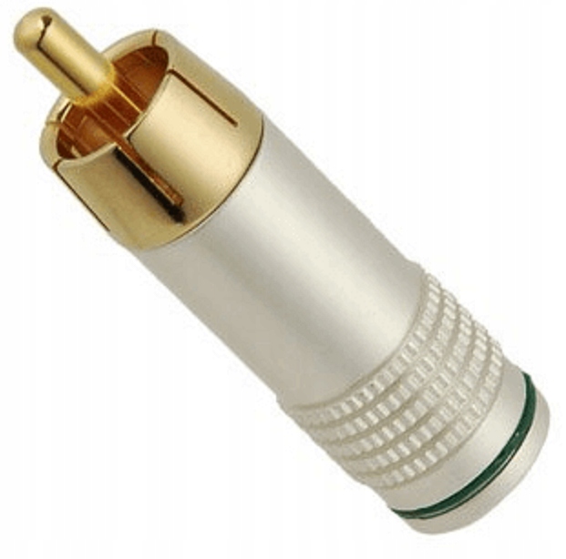 

KaCsa RP-180GT-8 Wtyk Sygnałowy Rca Cinch do 9mm
