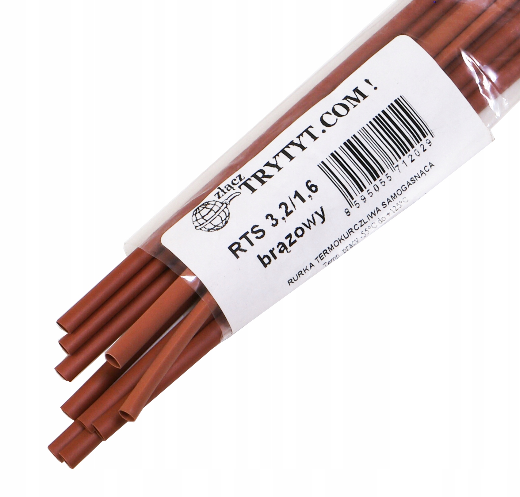 RURKA KOSZULKA TERMOKURCZLIWA 3,2 1,6 10szt brązow