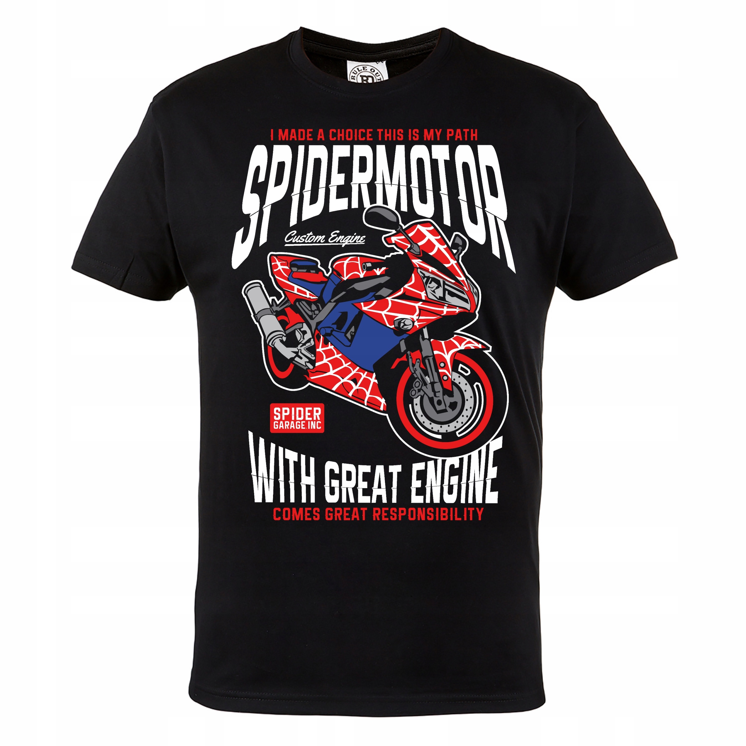 

Koszulka Motoryzacyjna Spider Motor MOTO163