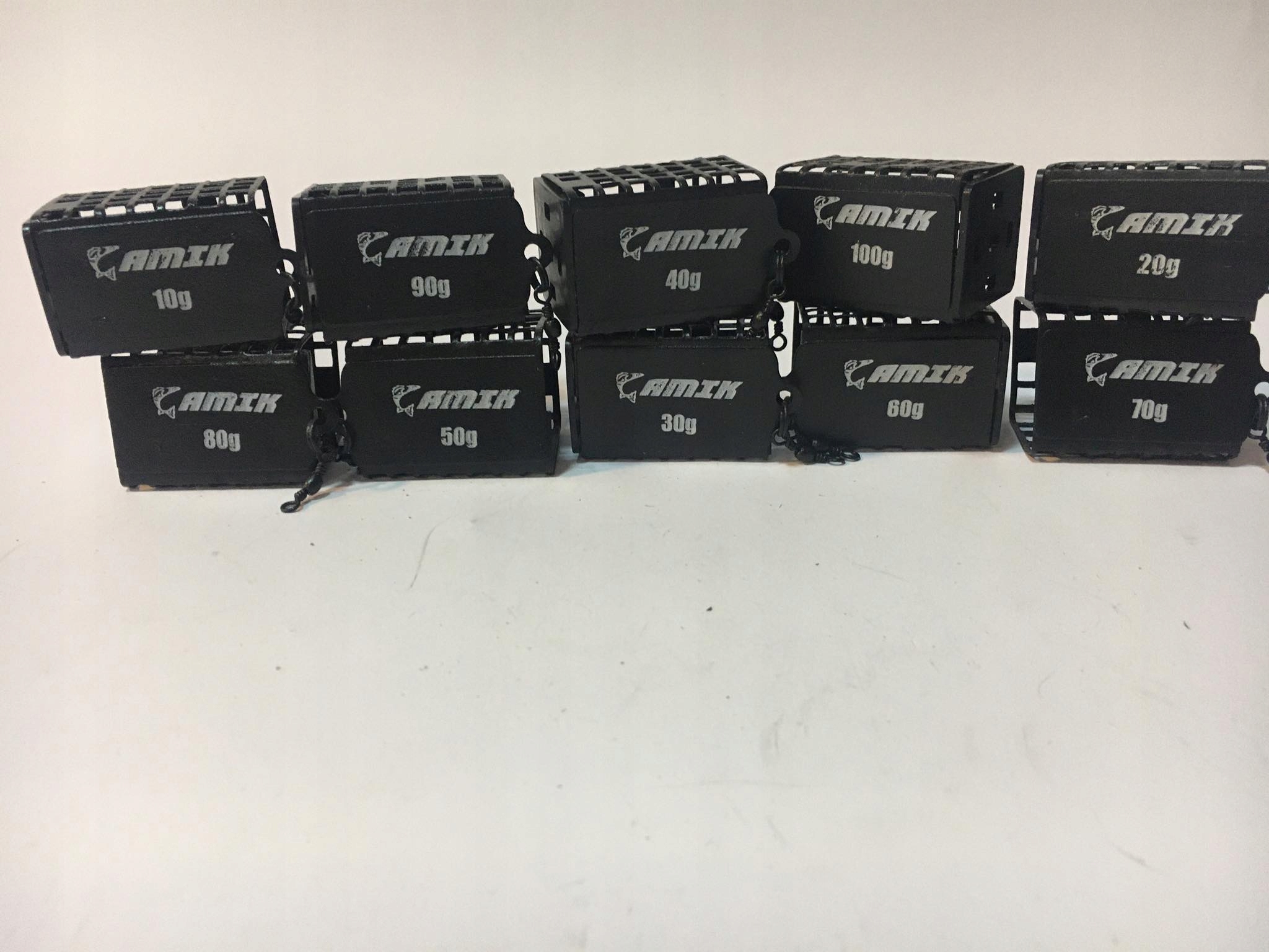 

10x koszyczek zanętowy z krętlikiem 20g Feeder