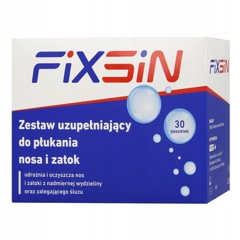 

Fixsin zestaw uzupełniający do płukania nosa i zat