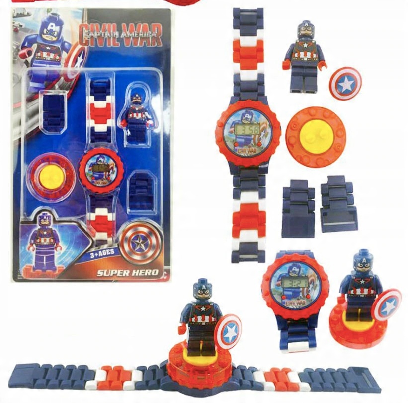 

zegarek Lego zegarki Capitan America dla chłopca