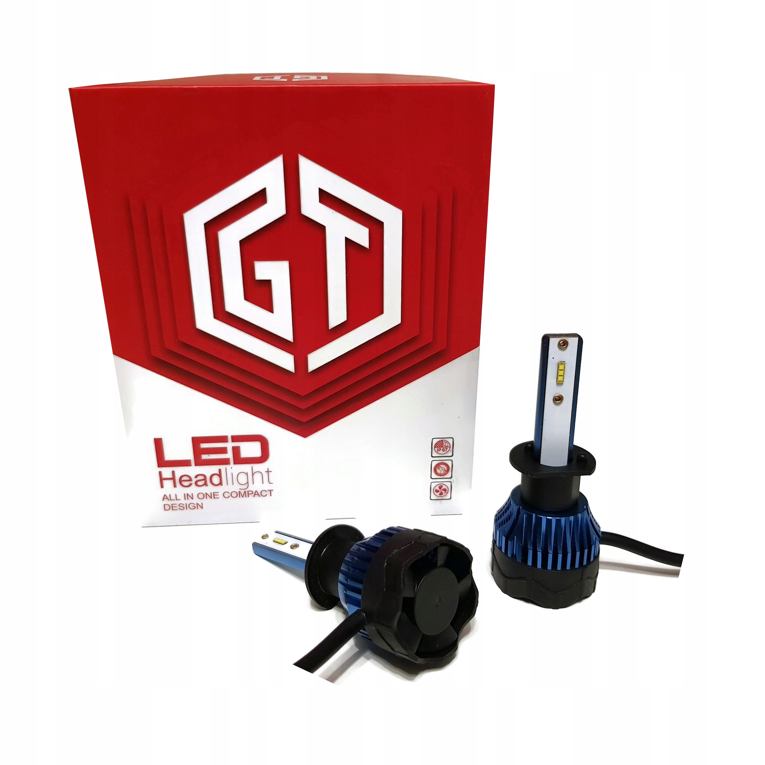 ŻARÓWKI LED H1 GT COB +300% SUPER MOCNA ŻARÓWKA EAN (GTIN) 6996820016700