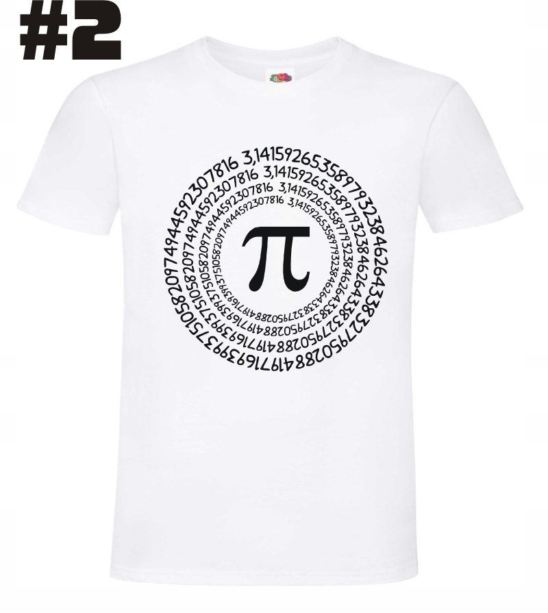 Liczba Pi, Matematyka, T-shirt, koszulka Rozmiar M