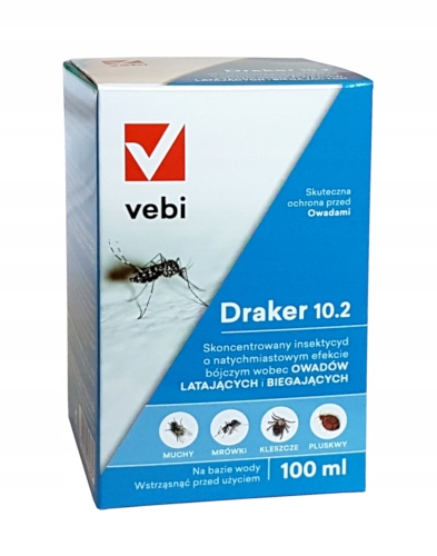 

Trucizna na osy mrówki Draker 100ml zwalcza Komary