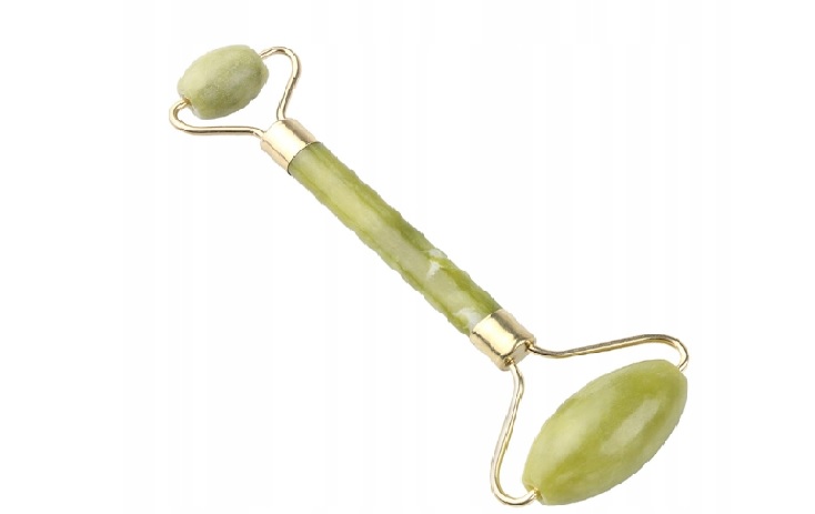 MASAŻER DO TWARZY Z JADEITU WAŁEK JADEITOWY ROLLER