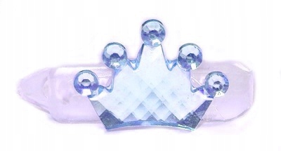 

Diamenciki Mini Korony Na Spinkach York Błękitne