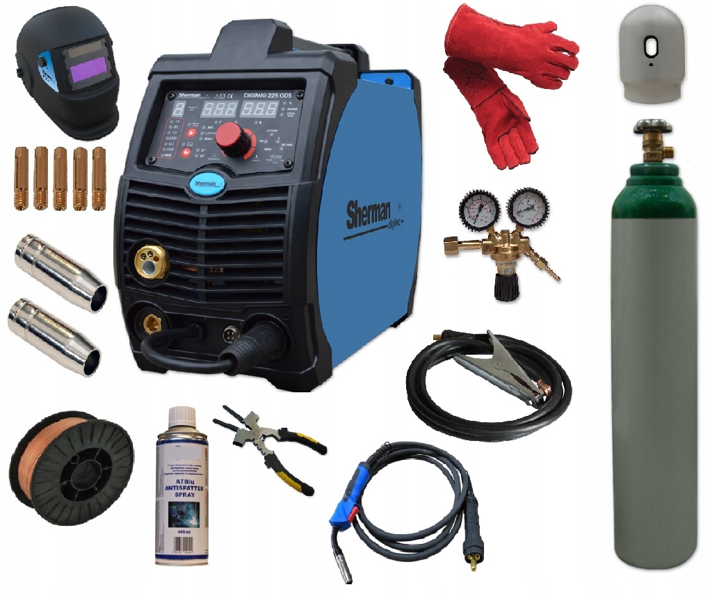 Spawarka MIGOMAT Sherman MIG 225 Synergia ZESTAW