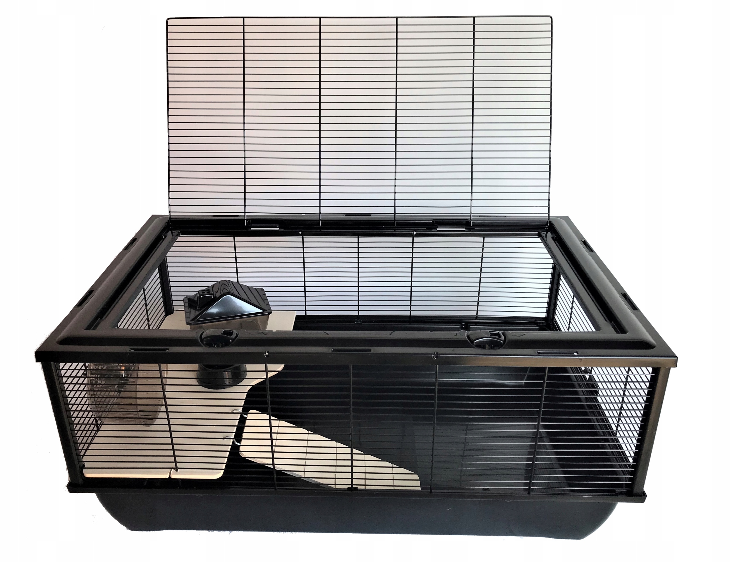 Levně Inter-zoo Bob dřevo černá 780x480x360