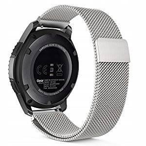 

Samsung Gear S3 Pasek Bransoleta Milanese srebrna