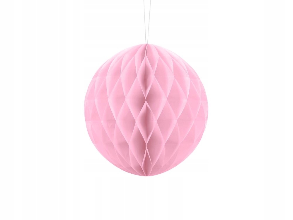 

Kula bibułowa jasnoróżowa średnia M 20cm