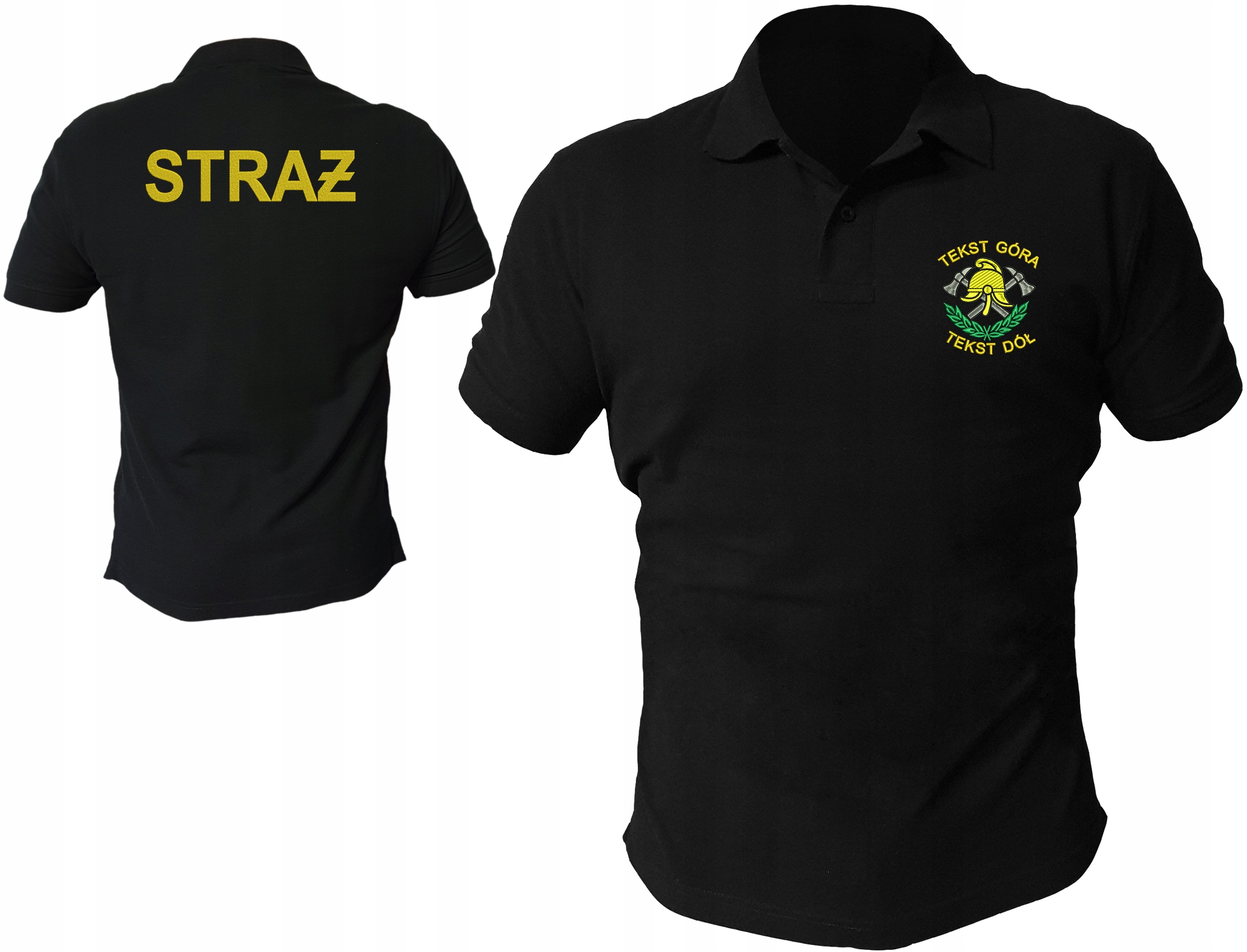 

Polo Straż Osp, Nazwa Własnej Jednostki Haft