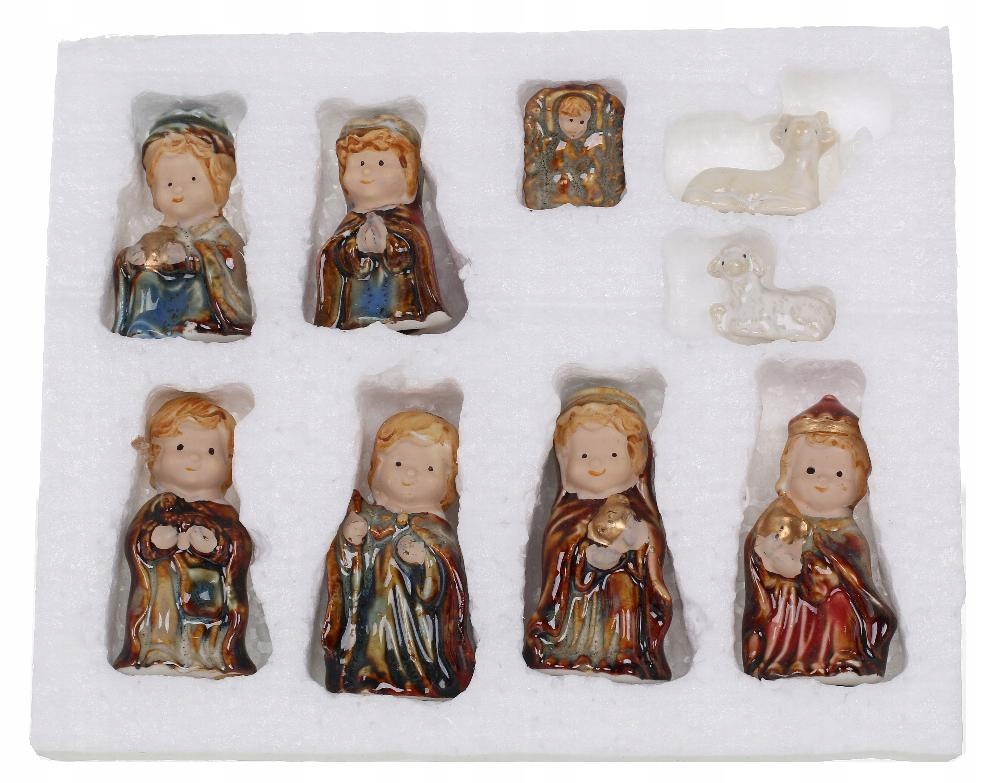 

Figurki do stajenki, szopki bożonarodzeniowej 9szt