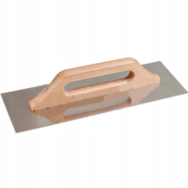 

Paca Nierdzewna Gładka 130X380MM Uchwyt Drewniany