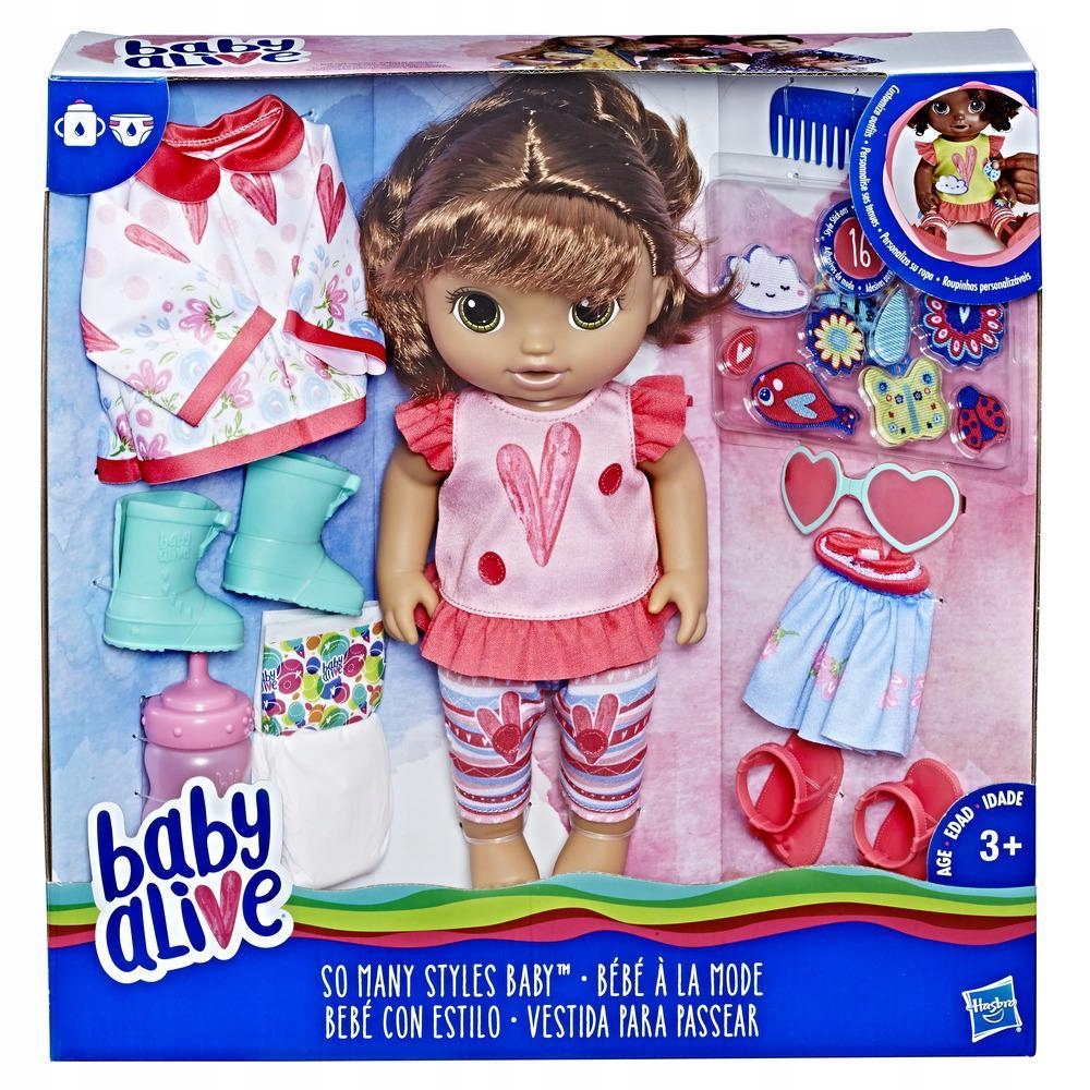 

Lalka Baby Alive E2102 So Many Styles Baby Unikat!