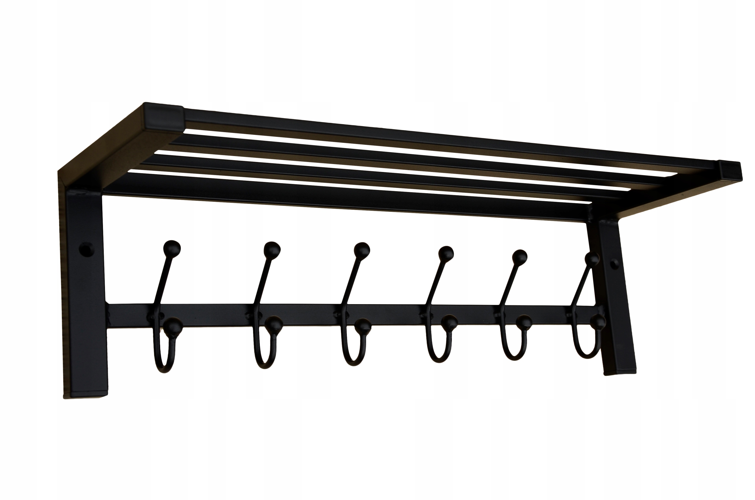 

Wieszak Z Półką Metalowy 60 cm Solidny Z Metalu