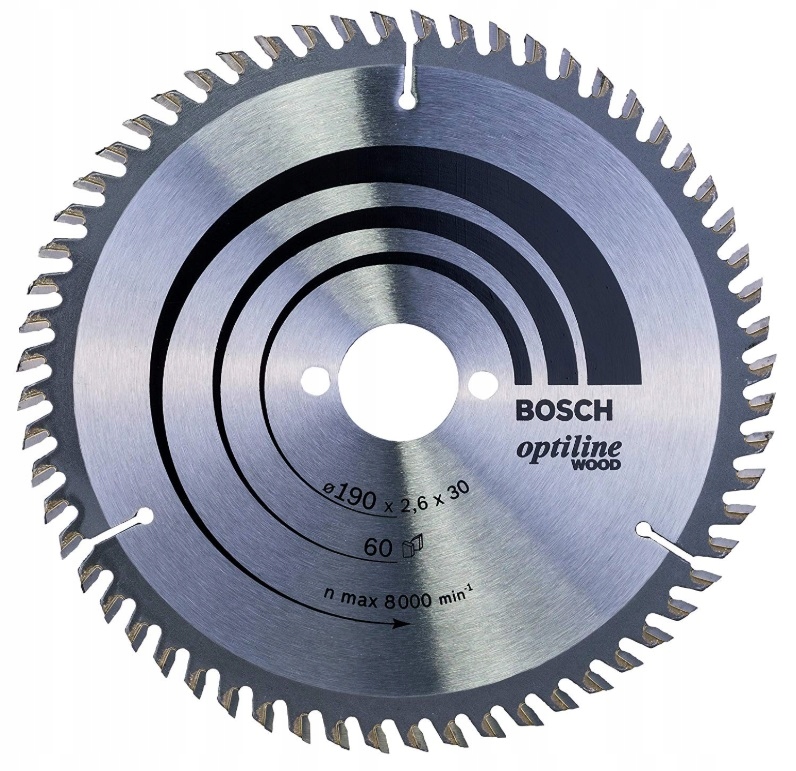 

Bosch Tarcza Piła Do Drewna Optiline Wood 190 60z