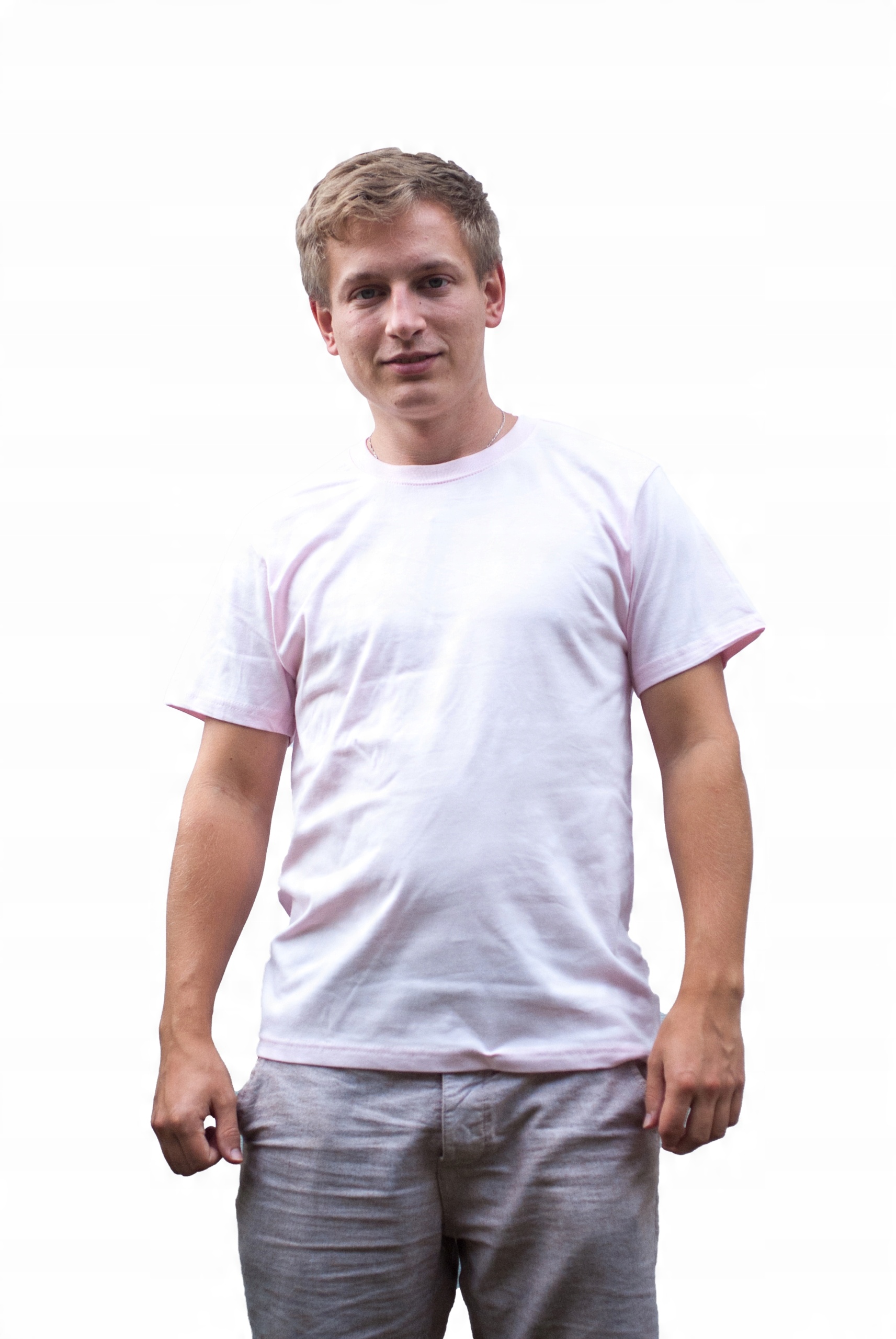 

Koszulka Męska Różowa T-shirt Rozmiar XXL
