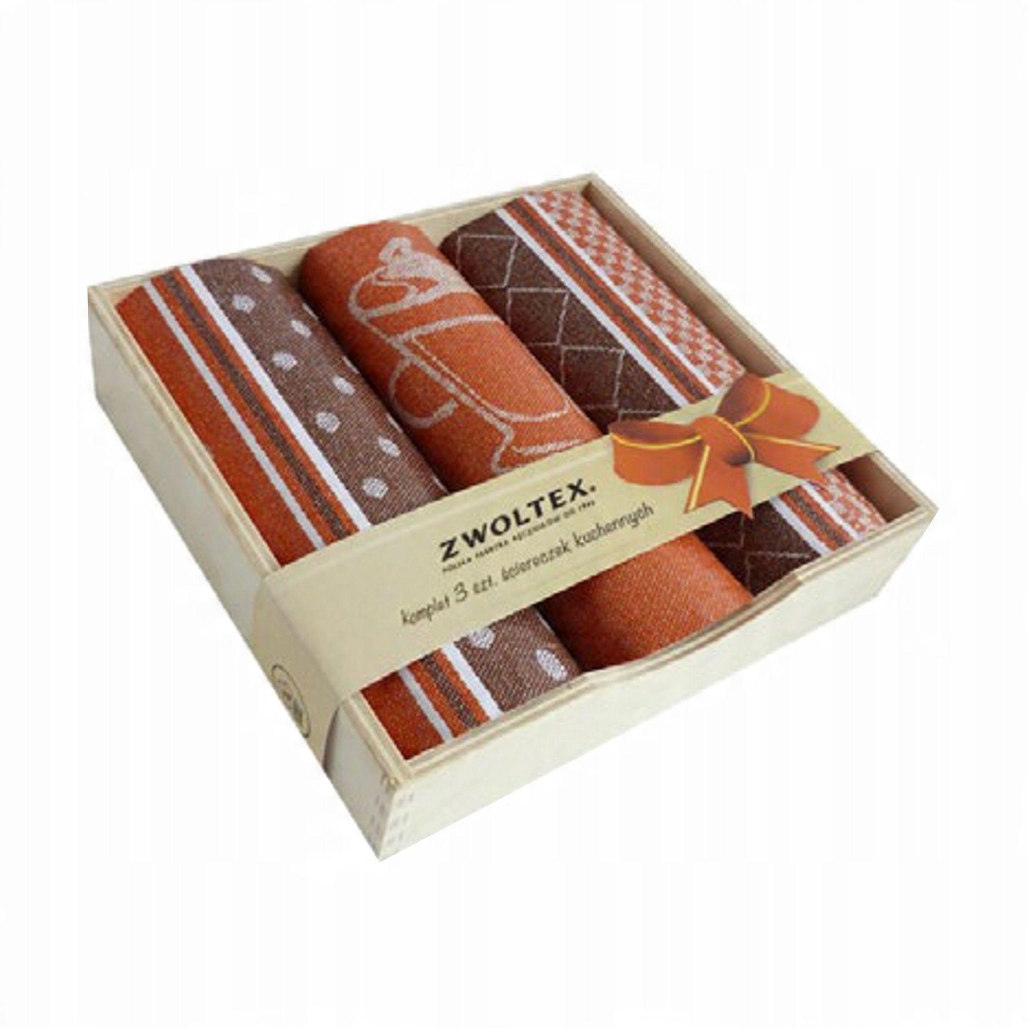 

Komplet ściereczek kuchennych w drewnie deser