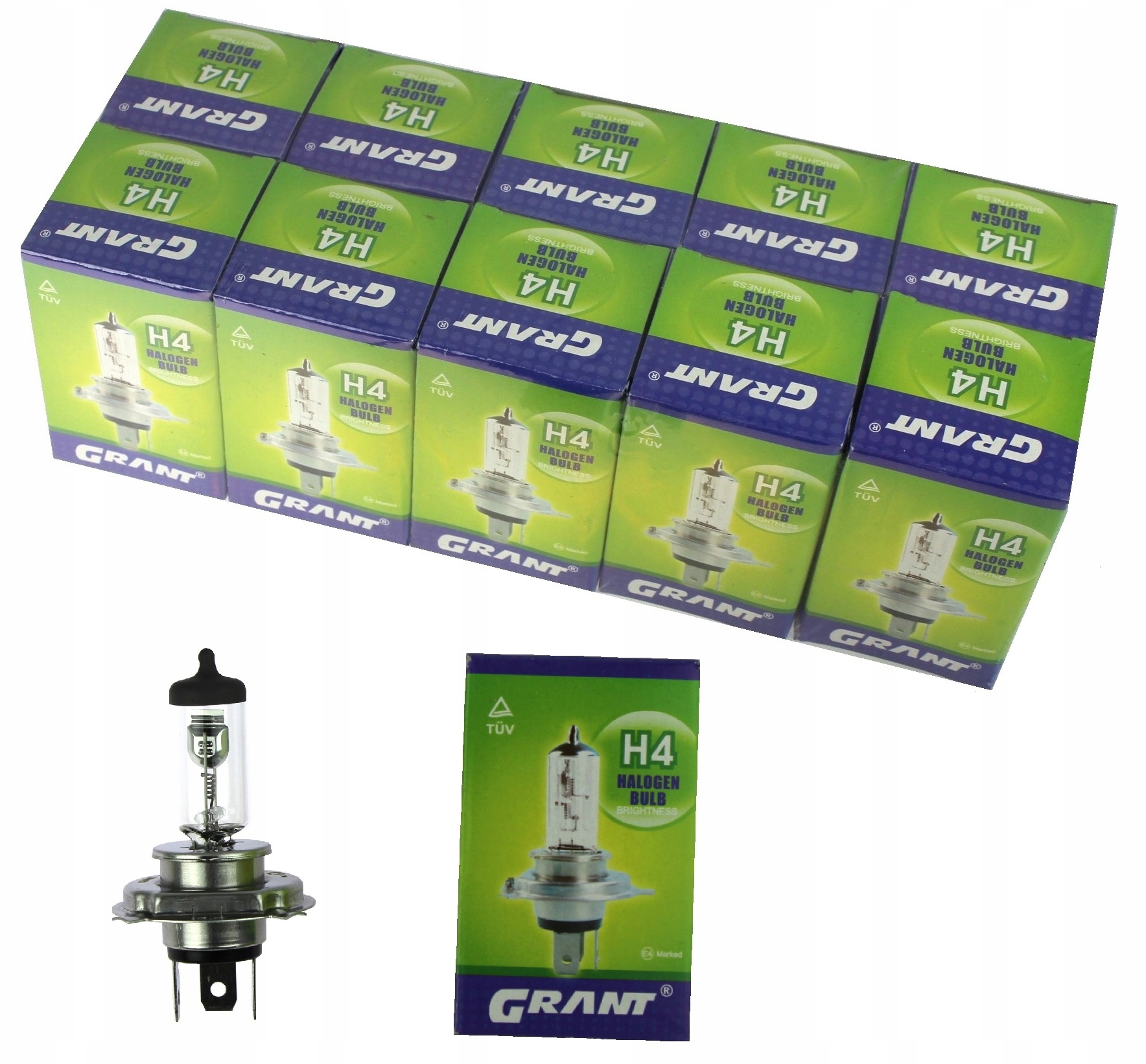 

Żarówka Halogenowa H4 12V 60/55W Żarówki 10szt.