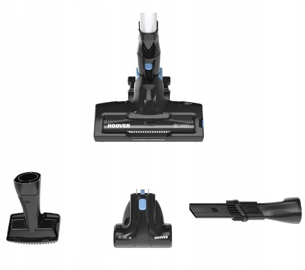 Odkurzacz Akumulatorowy Hoover H-Free HF18DPT 011 Komunikacja wskaźnik ładowania wskaźnik stanu akumulatora