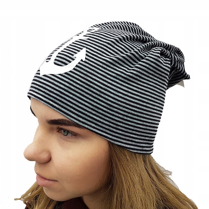 

Polska Czapka Bawełniana dresowa Smerfetka Beanie