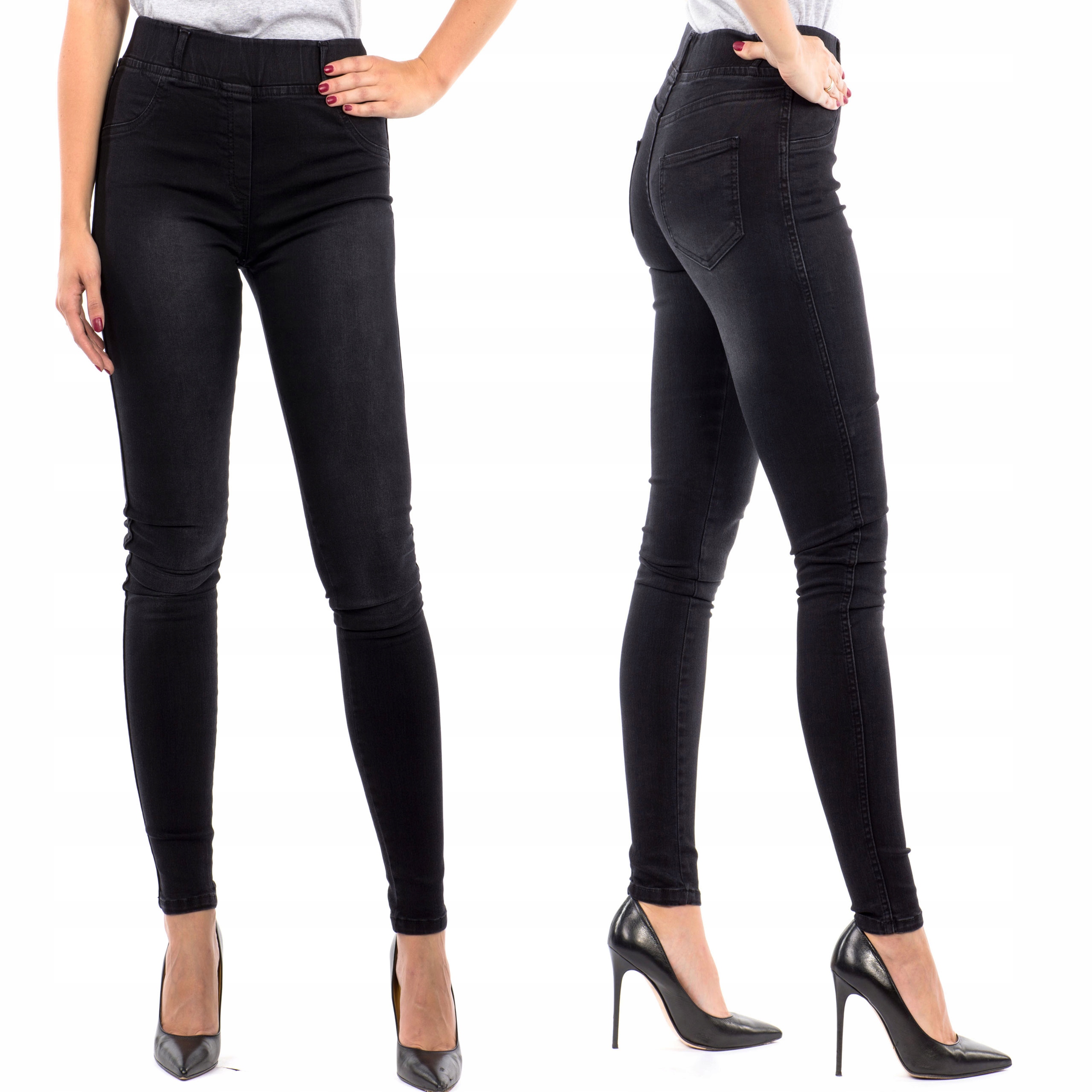 

Spodnie Jeansy Na Lata Strecz Wyszczupla 342 S36