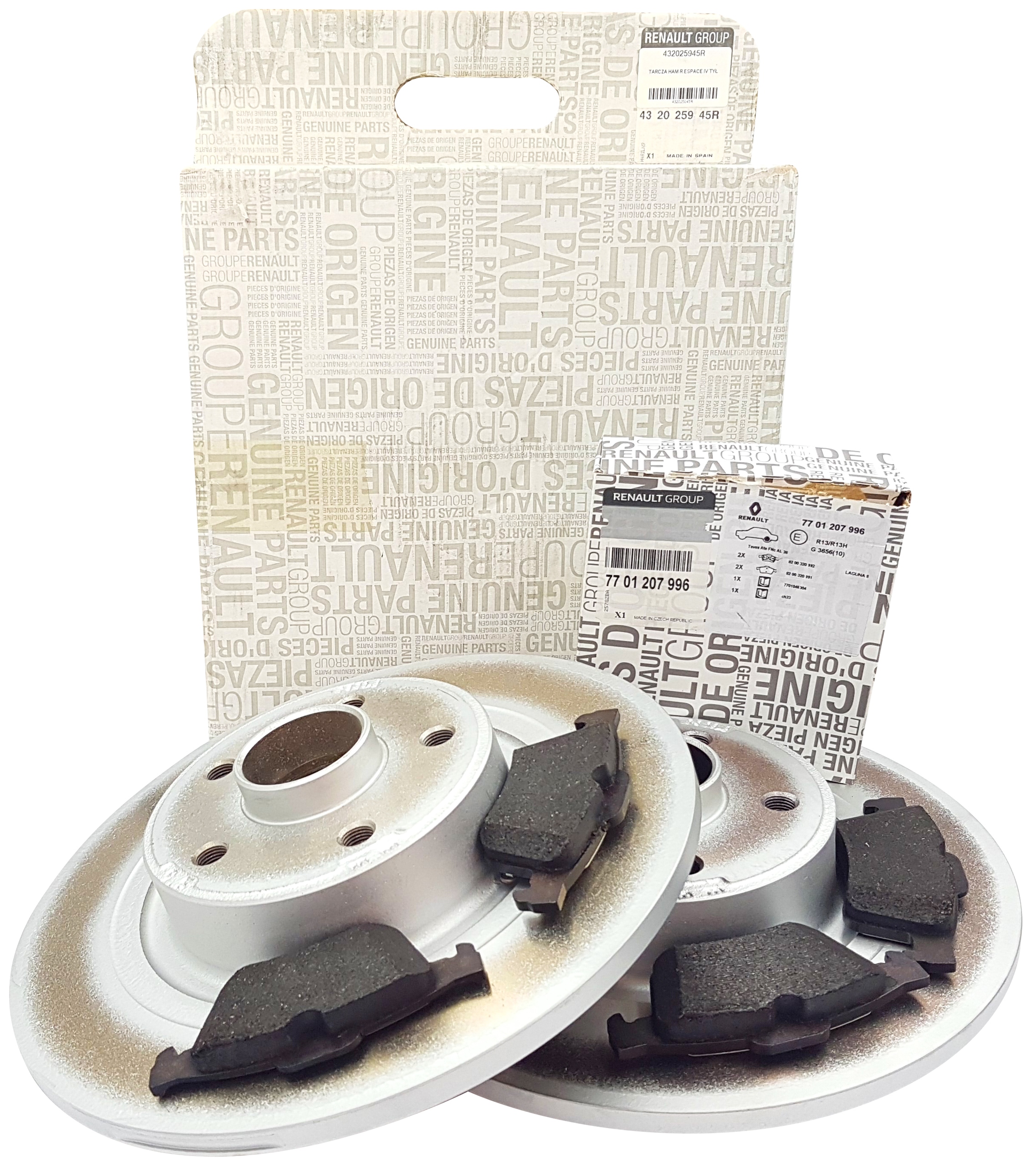 RENAULT VEL SATIS 2.0 16 В ДИСКИ ТОРМОЗНЫЕ КОЛОДКИ