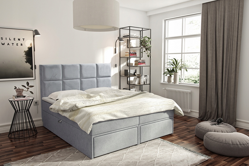 

Łóżko Kontynentalne GARDALUX180materac 4-pojemniki