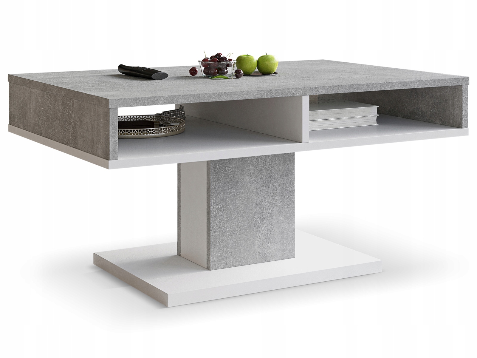 Stolik kawowy iMeblowo prostokątny 90 x 60 x 45cm beton • Cena, Opinie ...