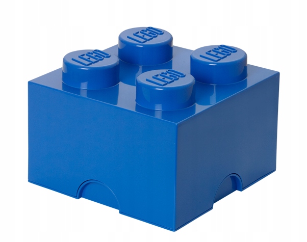 

Lego Pojemnik Klocek 4 Pudełko Niebieski Duży