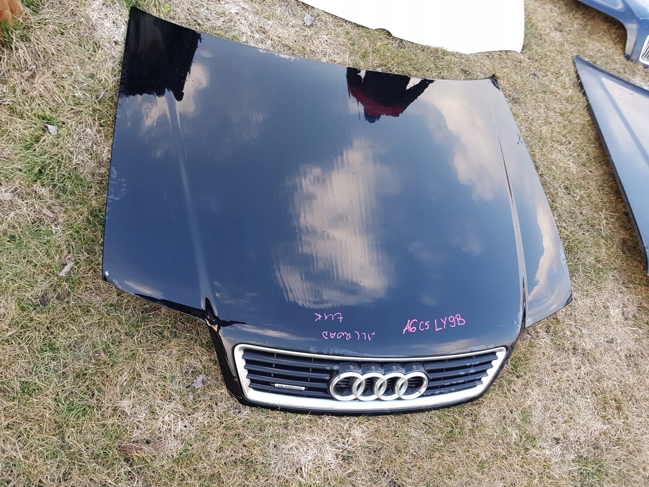 AUDI A6 C5 ALLROAD ly9b капот кришка двигуна