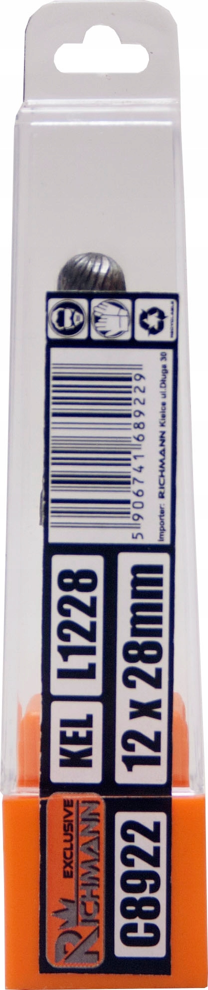 C8908 FREZ DO METALU 8/20MM.WALEC ZYA/ST Twardość (HRC) 45