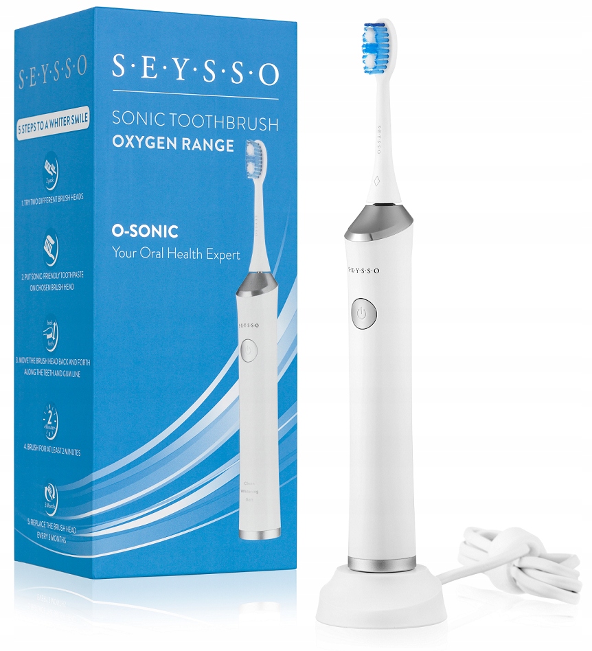 Zestaw szczoteczka soniczna irygator SEYSSO Oxygen Model Oxygen O-Sonic