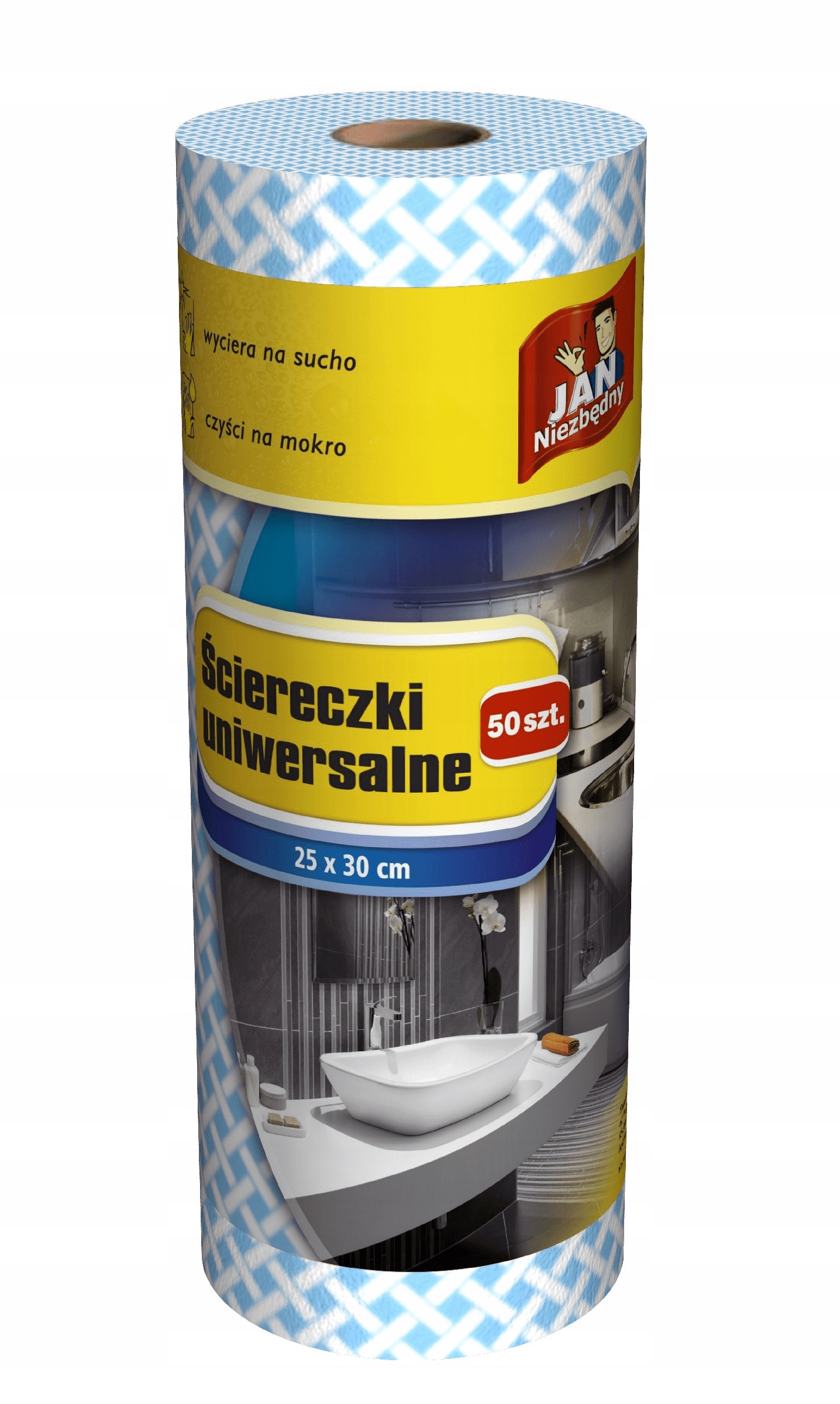 

Jan Niezbędny Ściereczki Na Rolce Wzór 50SZT