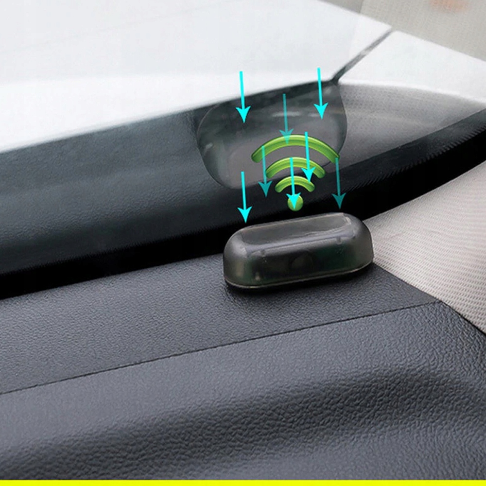 Atrapa ALARMU samochodowego Solar USB alarm led V2 Producent inny