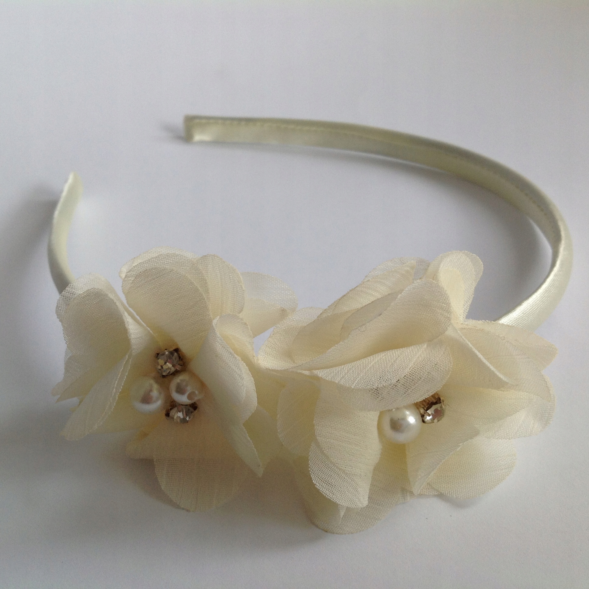 OPASKA KWIATY ECRU r.uniwersalny Marka Inna marka