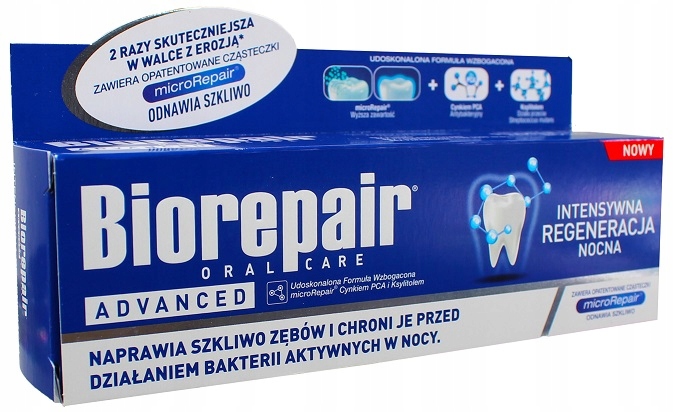 

Biorepair Pasta Do Zebow Odbudowujca na noc 75 ml
