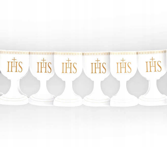 

Girlanda komunijna na Komunię chrzest Kielichy 3m