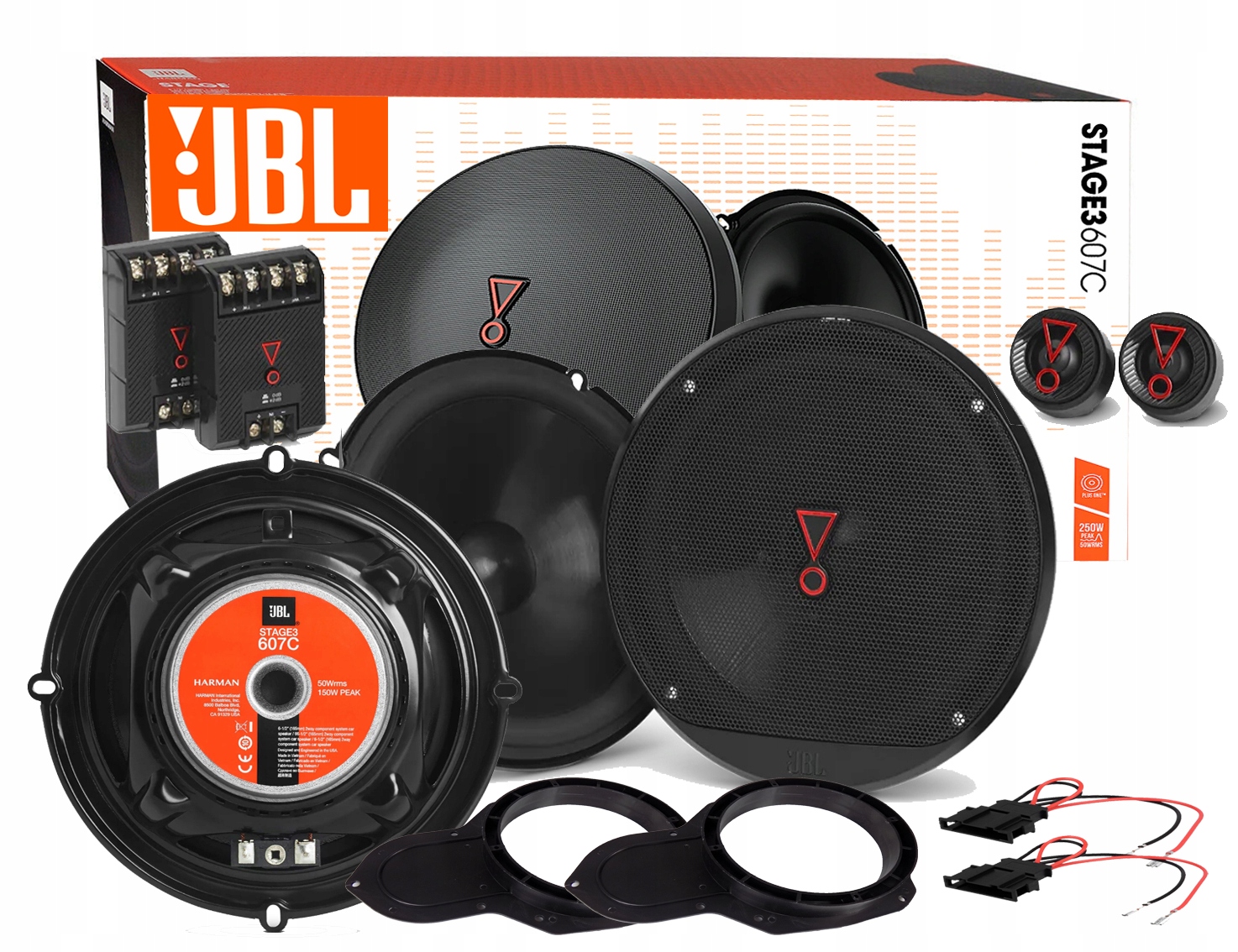 JBL STAGE3 607C GLOSNIKI VW PASSAT B6 B7 CC ALLTRA