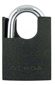 

Kłódka Gerda żeliwna chroniony pałąk 50mm