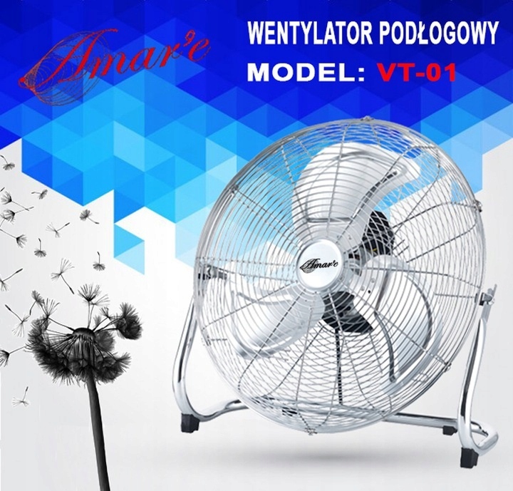 Cyrkulator MIESZACZ powietrza 50cm MOC 100W Marka Amare