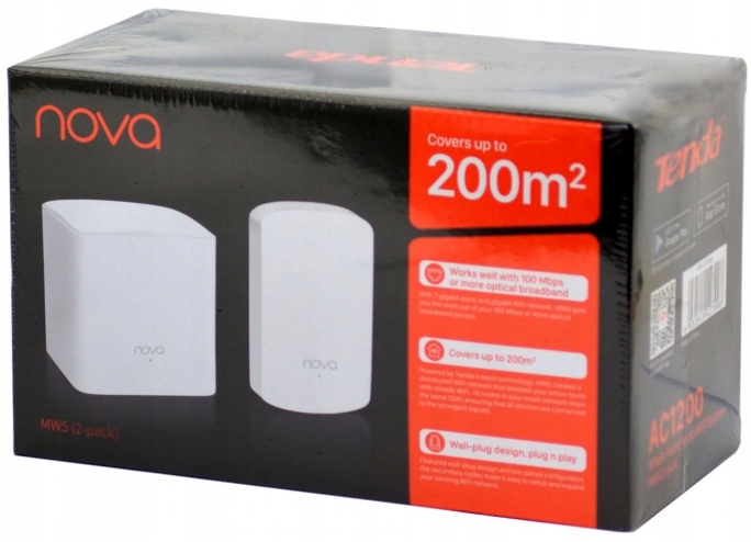 

System mesh Wi-Fi w całym domu Tenda MW5 Ap 2-pack