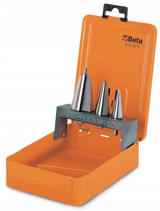 ZESTAW WIERTEŁ STOŻKOWYCH HSS 3 SZT BETA 424/SP3