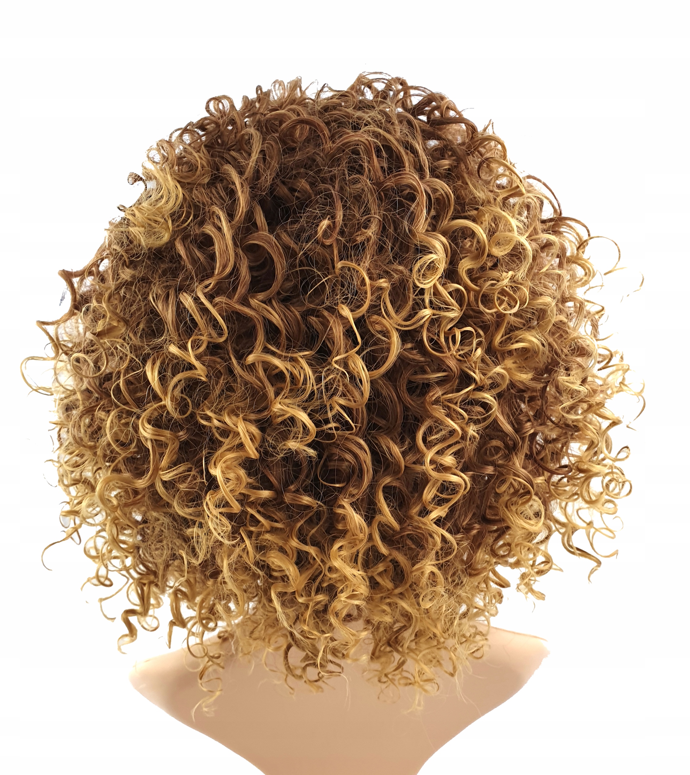 PERUKA AFRO LOKI KRĘCONE COSPLAY GLAM ROCK BLOND C 20-35 cm Kod producenta blond afro